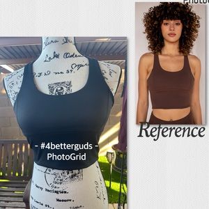 GLAD Grind Like A Doll Body Bra Crop Top Length Black M/L MD LG